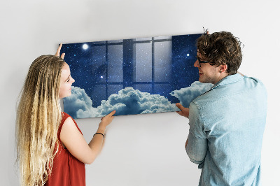 Lavagna magnetica scrivibile Una bacheca per appunti e foto