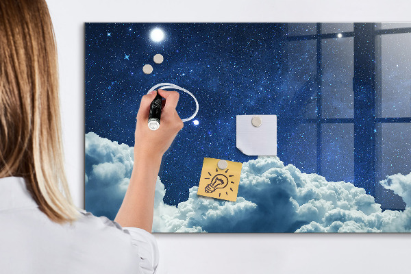 Lavagna magnetica scrivibile Una bacheca per appunti e foto