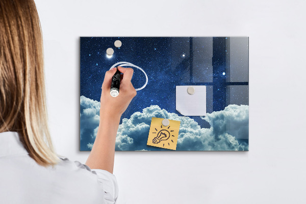Lavagna magnetica scrivibile Una bacheca per appunti e foto