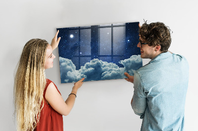 Lavagna magnetica scrivibile Una bacheca per appunti e foto
