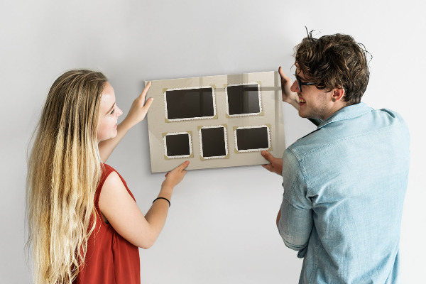 Lavagna magnetica scrivibile Uno spazio creativo per i ricordi di famiglia.