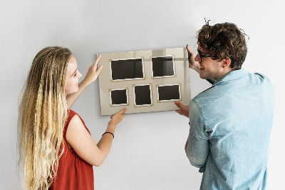 Lavagna magnetica scrivibile Uno spazio creativo per i ricordi di famiglia.