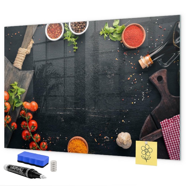 Lavagna magnetica scrivibile Idee per la cucina con ricordi personali