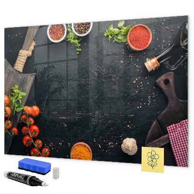 Lavagna magnetica scrivibile Idee per la cucina con ricordi personali