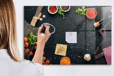 Lavagna magnetica scrivibile Idee per la cucina con ricordi personali