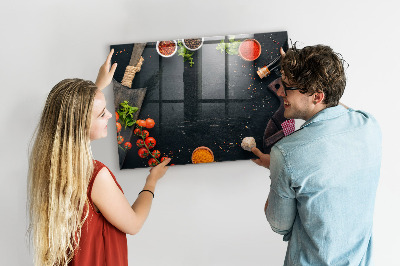 Lavagna magnetica scrivibile Idee per la cucina con ricordi personali