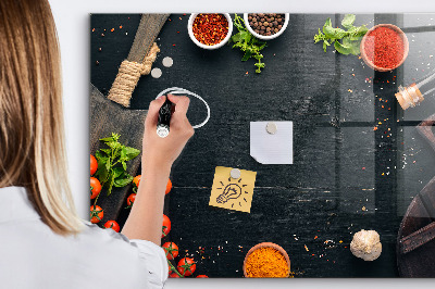 Lavagna magnetica scrivibile Idee per la cucina con ricordi personali