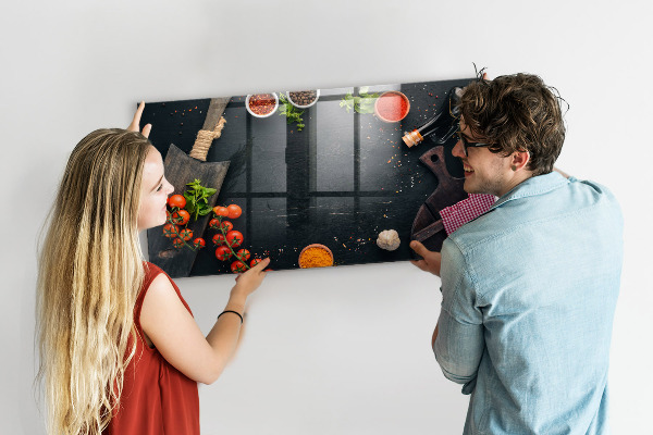 Lavagna magnetica scrivibile Idee per la cucina con ricordi personali