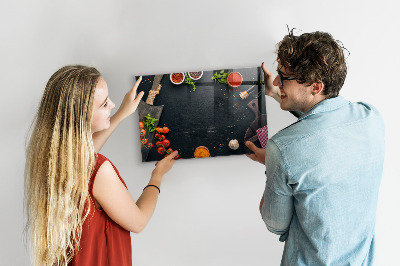 Lavagna magnetica scrivibile Idee per la cucina con ricordi personali