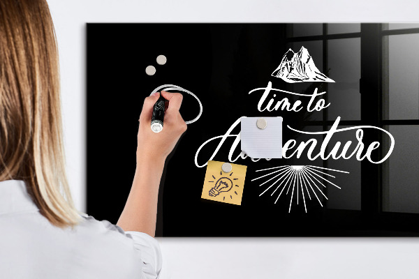 Lavagna magnetica scrivibile È tempo di un'avventura fotografica personale