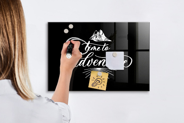 Lavagna magnetica scrivibile È tempo di un'avventura fotografica personale