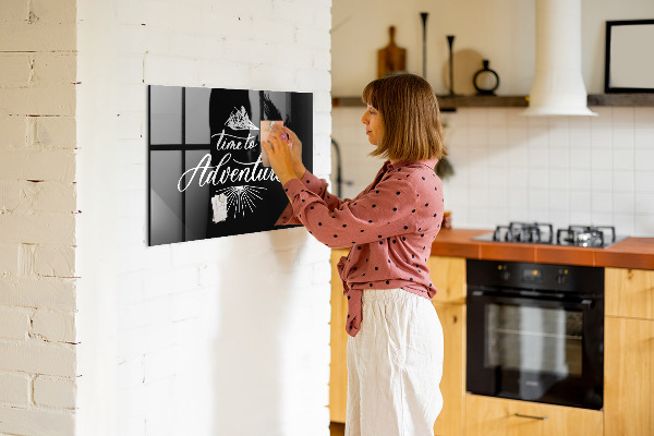 Lavagna magnetica scrivibile È tempo di un'avventura fotografica personale