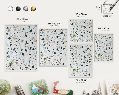 Lavagna magnetica da parete per calamite di colore bianco Modelli dinamici
