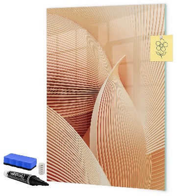 Lavagna magnetica con pennarelli Lavagna moderna per appunti e foto