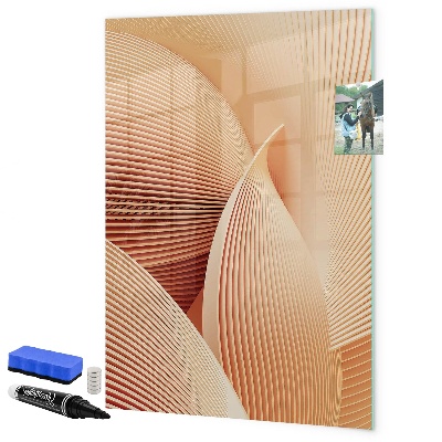 Lavagna magnetica con pennarelli Lavagna moderna per appunti e foto