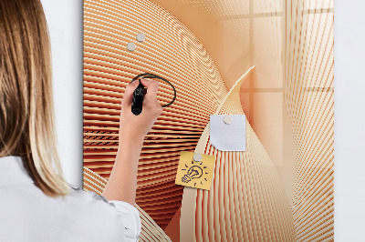 Lavagna magnetica con pennarelli Lavagna moderna per appunti e foto