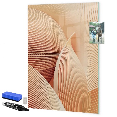Lavagna magnetica con pennarelli Lavagna moderna per appunti e foto