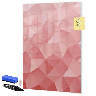Lavagna magnetica scrivibile Una lavagna colorata per appunti e foto.