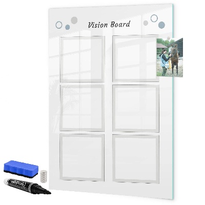 Lavagna magnetica scrivibile Vision board per idee creative