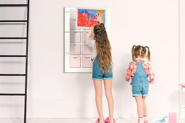 Lavagna magnetica scrivibile Calendario dei compleanni con spazio per le foto