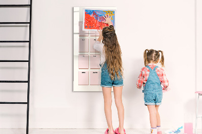 Lavagna magnetica scrivibile Calendario dei compleanni con spazio per le foto
