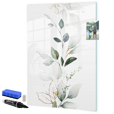 Lavagna magnetica scrivibile Elegante lavagna per foto e appunti.