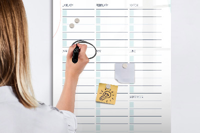 Lavagna magnetica scrivibile Agenda per date importanti e foto
