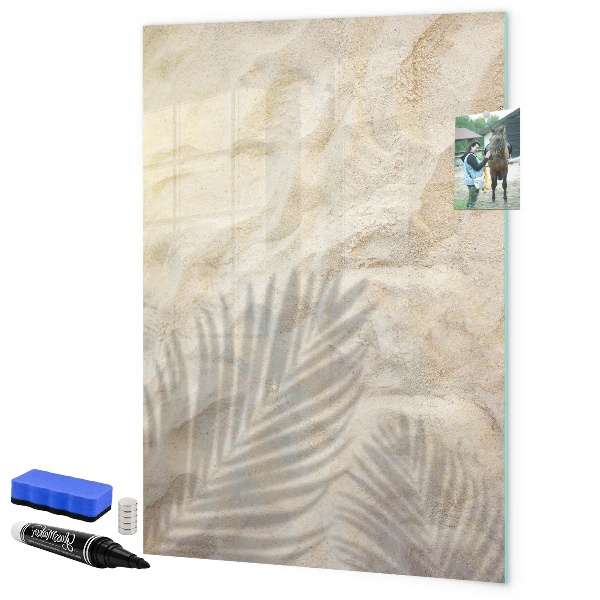 Lavagna magnetica scrivibile Pannello fotografico con accessori