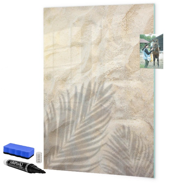Lavagna magnetica scrivibile Pannello fotografico con accessori