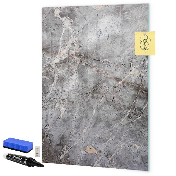 Lavagna magnetica con pennarelli Lavagna per appunti con magneti e foto