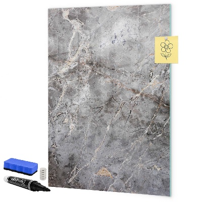 Lavagna magnetica con pennarelli Lavagna per appunti con magneti e foto
