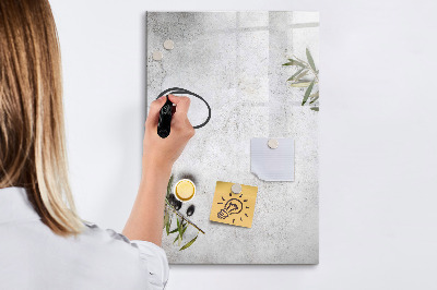 Lavagna magnetica con pennarelli Lavagna moderna per appunti e foto