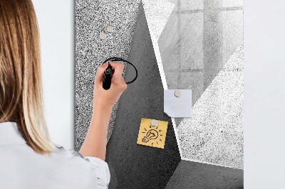 Lavagna magnetica con pennarelli Pannello fotografico moderno
