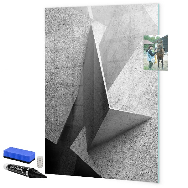 Lavagna magnetica con pennarelli Pannello fotografico moderno