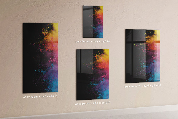 Lavagna magnetica con pennarelli Lavagna magnetica per foto e appunti