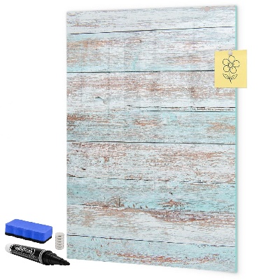 Lavagna magnetica scrivibile Pannello decorativo portafoto in stile rustico