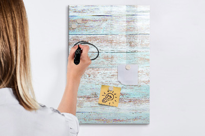 Lavagna magnetica scrivibile Pannello decorativo portafoto in stile rustico