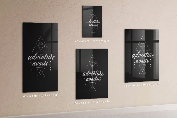 Lavagna magnetica scrivibile Uno spazio creativo per foto e appunti.
