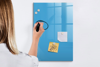 Lavagna magnetica scrivibile Una lavagna colorata per appunti e foto.