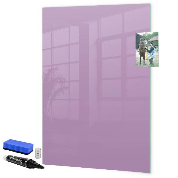 Lavagna magnetica scrivibile Una lavagna colorata per appunti e foto.