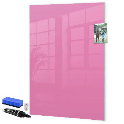 Lavagna magnetica scrivibile Lavagna rosa per appunti e foto