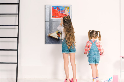 Lavagna magnetica scrivibile Lavagna creativa per appunti e foto