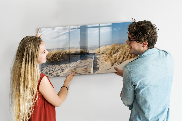 Lavagna magnetica scrivibile Spiaggia, ricordi e creatività in fotografie