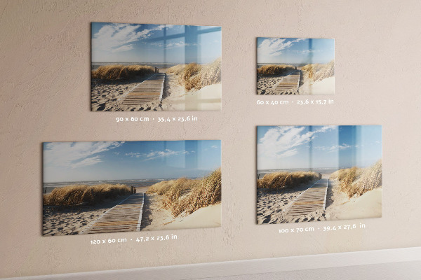 Lavagna magnetica scrivibile Spiaggia, ricordi e creatività in fotografie