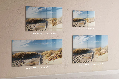 Lavagna magnetica scrivibile Spiaggia, ricordi e creatività in fotografie