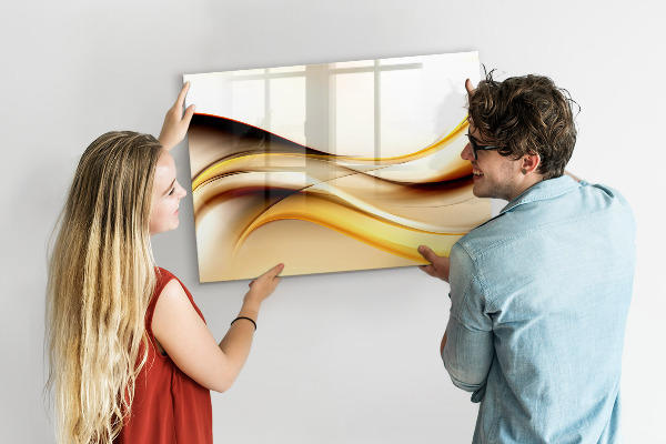 Lavagna magnetica scrivibile Uno spazio moderno per presentare le foto