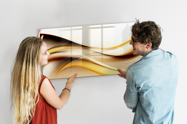 Lavagna magnetica scrivibile Uno spazio moderno per presentare le foto