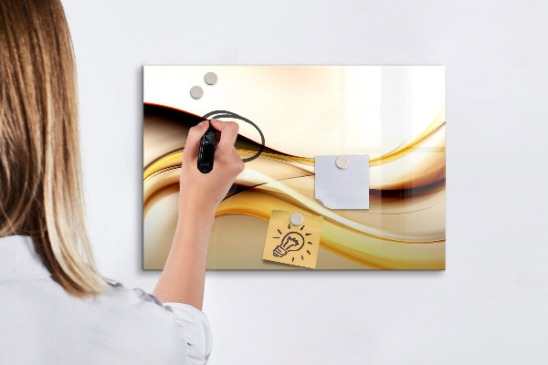 Lavagna magnetica scrivibile Uno spazio moderno per presentare le foto