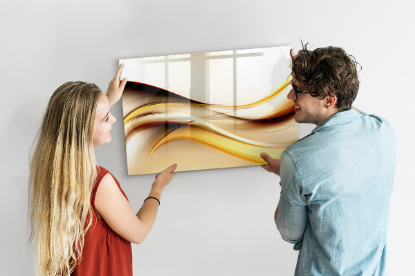 Lavagna magnetica scrivibile Uno spazio moderno per presentare le foto