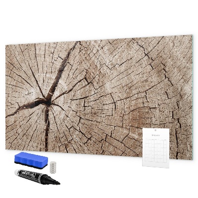 Lavagna magnetica con pennarelli Design naturale con spazio per le foto